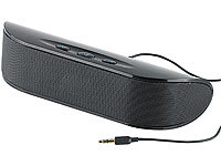 auvisio Mobiler 2.1-Kompakt-USB-Lautsprecher LSX-21, 15 Watt
