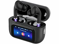 auvisio Kopfhörer, InEar Übersetzer, Übersetzer Kopfhörer mit ANC; In-Ear-Stereo-Kopfhörer, Over-Ear-Headsets mit Bluetooth In-Ear-Stereo-Kopfhörer, Over-Ear-Headsets mit Bluetooth In-Ear-Stereo-Kopfhörer, Over-Ear-Headsets mit Bluetooth