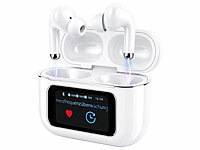 auvisio Übersetzungskopfhörer, Musikwiedergabe-Kopfhörer; In-Ear-Stereo-Kopfhörer In-Ear-Stereo-Kopfhörer In-Ear-Stereo-Kopfhörer