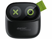 ; Kabellose In-Ear-Kopfhörer mit Noise Cancelling und Touch-Farbdisplay-Ladecases 