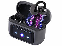 auvisio Übersetzer-Ohrhörer, Echtzeit-Übersetzer-Ohrhörer; Over-Ear-Headsets mit Bluetooth, MP3-Player & Radio Over-Ear-Headsets mit Bluetooth, MP3-Player & Radio Over-Ear-Headsets mit Bluetooth, MP3-Player & Radio