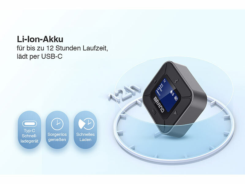 ; Audio-Transmitter mit Bluetooth Audio-Transmitter mit Bluetooth Audio-Transmitter mit Bluetooth 